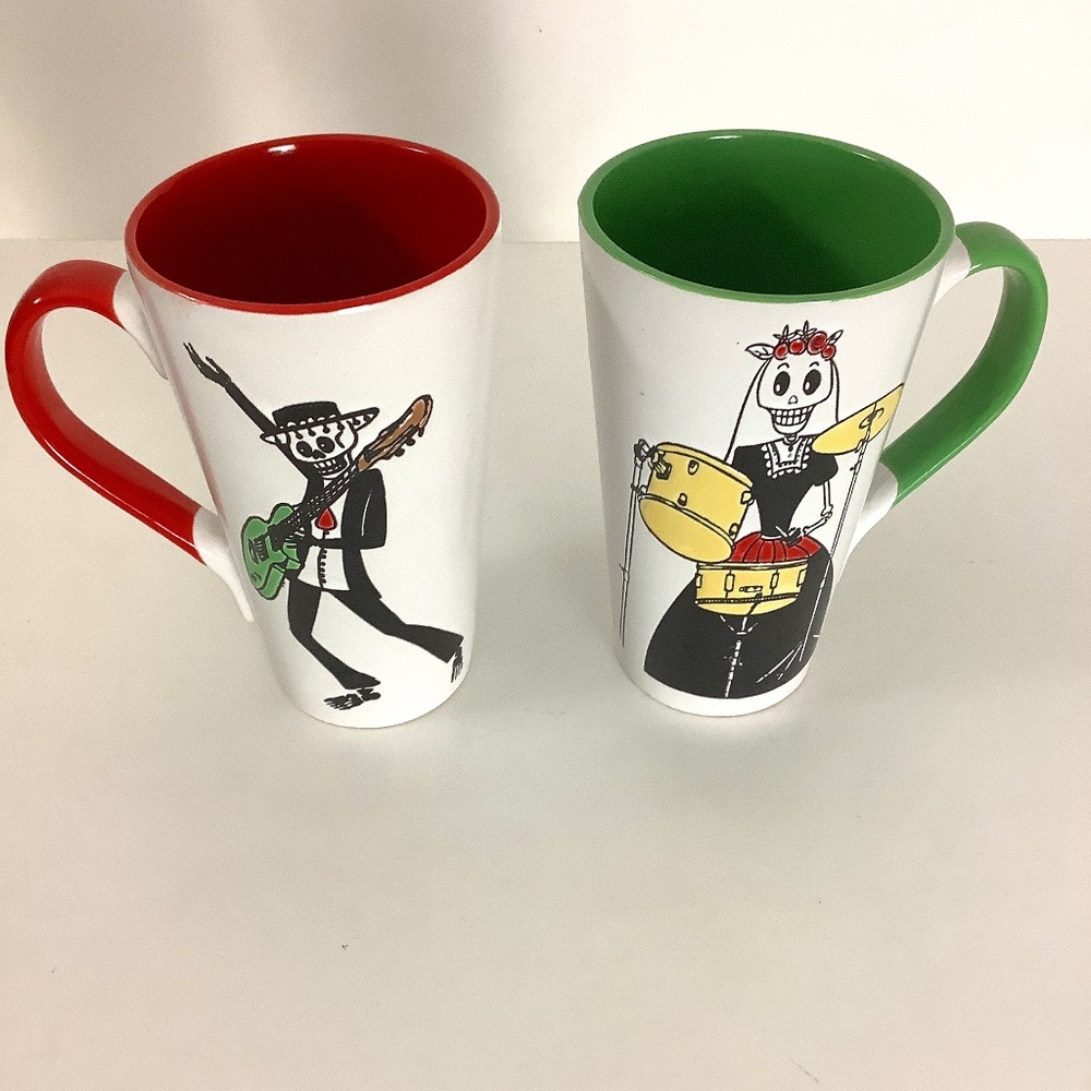 Coffee Mugs Goth Design Musical Artsy Holiday Party Punk Band Fun